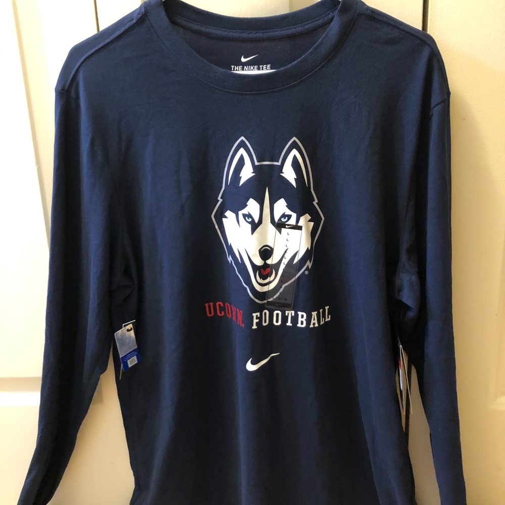 Men’s UCONN football long sleeve T-shirt
